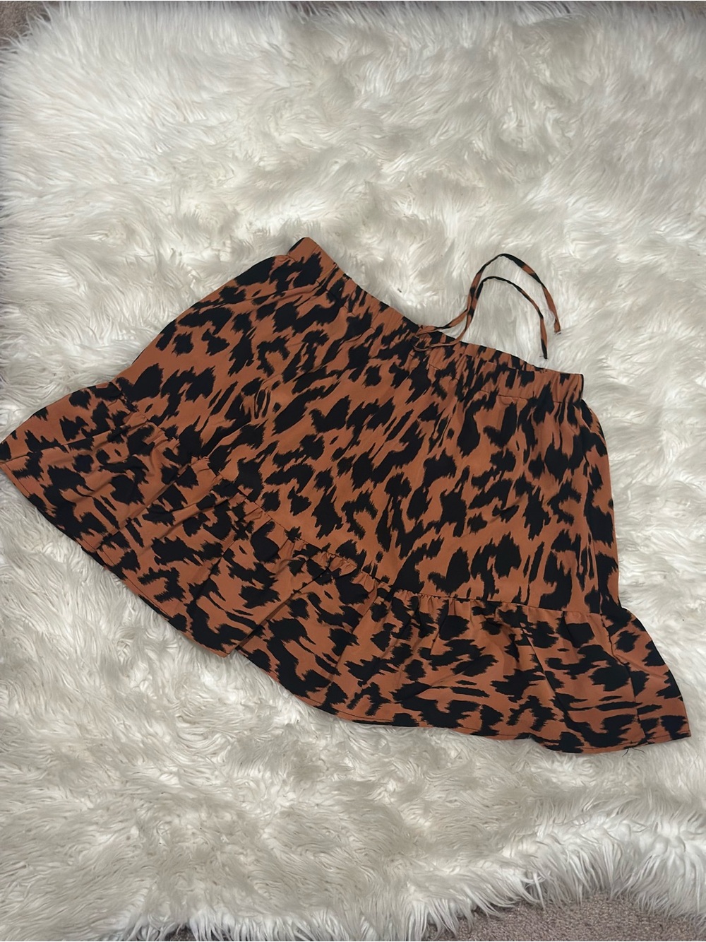 Leopard Print Skirt